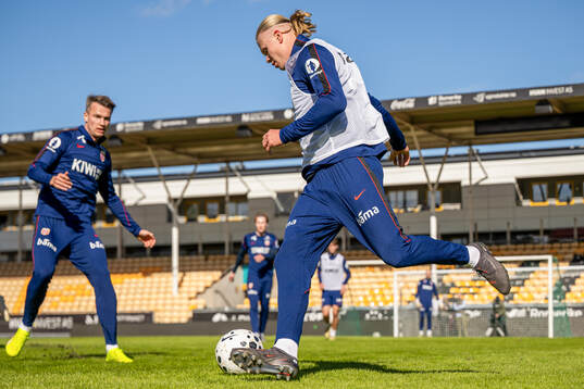 Erling Braut Haaland of the Norwegian national football team