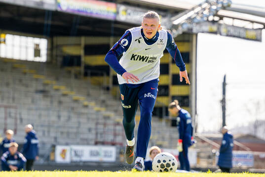 Erling Braut Haaland of the Norwegian national football team