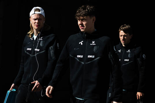 Erling Braut Haaland, Jørgen Strand Larsen and Sander