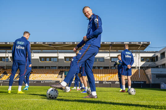 Erling Braut Haaland of the Norwegian national football team