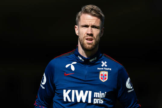 Kristoffer Ajer of the Norwegian national football team