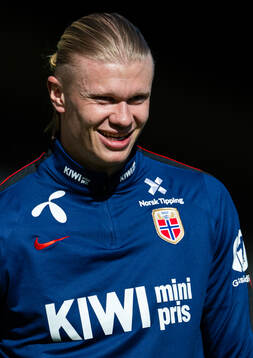 Erling Braut Haaland of the Norwegian national football team