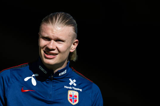 Erling Braut Haaland of the Norwegian national football team