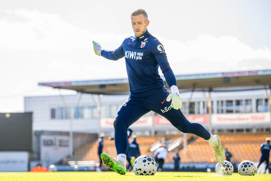 Goalkeeper Egil Selvik of the Norwegian national football