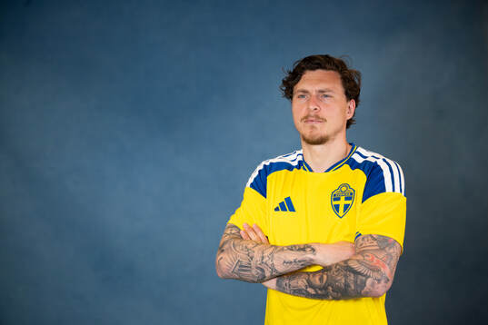 Victor Nilsson Lindelöf of the Swedish national football