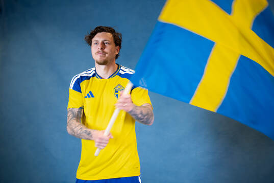 Victor Nilsson Lindelöf of the Swedish national football