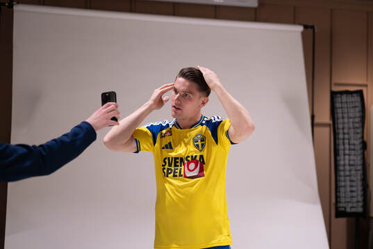 Viktor Gyökeres of the Swedish national football team