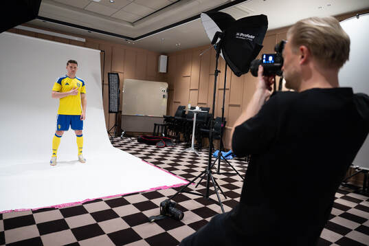 Viktor Gyökeres of the Swedish national football team