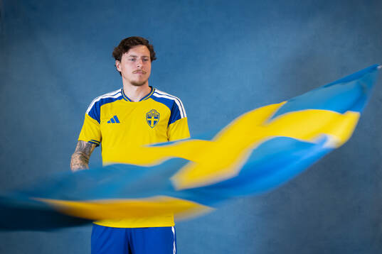 Victor Nilsson Lindelöf of the Swedish national football