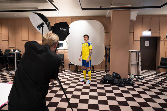 Victor Nilsson Lindelöf of the Swedish national football
