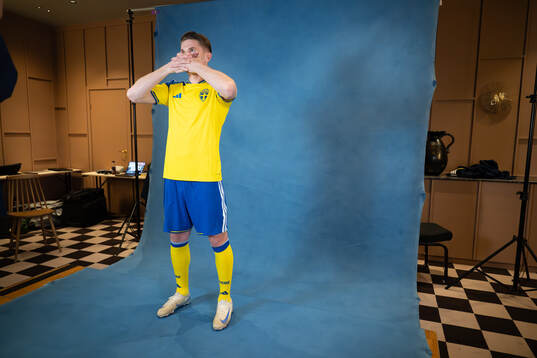 Viktor Gyökeres of the Swedish national football team