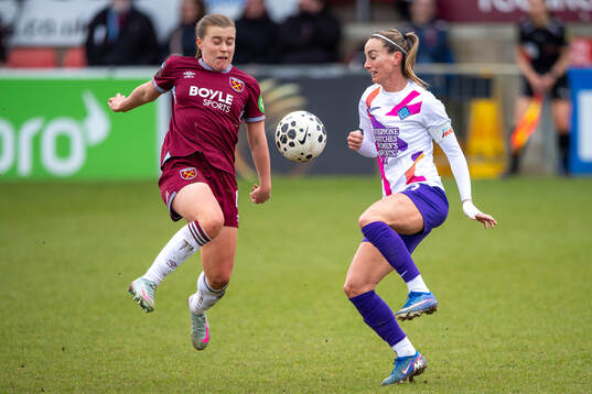 LONDON, ENGLAND - MARCH 29: Oona Siren of West Ham and