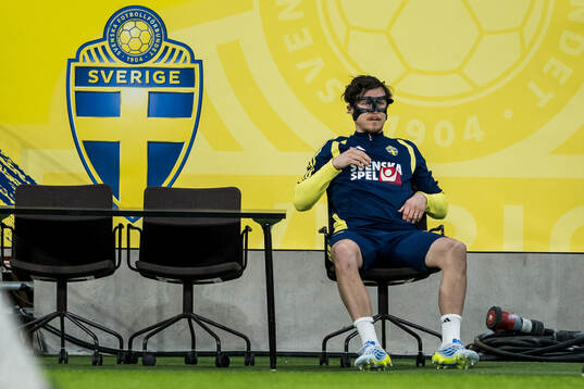 Victor Nilsson Lindelöf of the Swedish national football