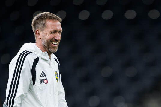 Head coach Graham Potter of the Swedish national football