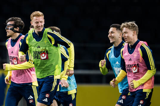 Hugo Larsson, Roony Bardghji and Daniel Svensson of the
