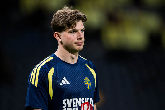 goalkeeper Melker Ellborg of the Swedish national football
