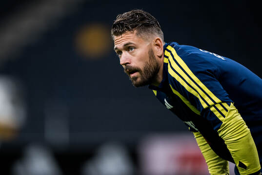 goalkeeper Kristoffer Nordfeldt of the Swedish national