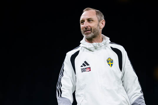 Assistant coach Andreas Georgson of the Swedish national