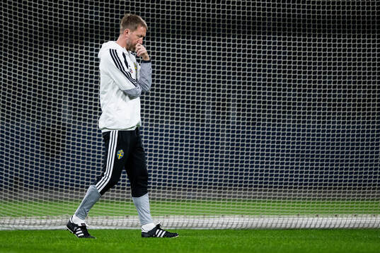 Head coach Graham Potter of the Swedish national football