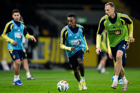 Taha Abdi Ali and Gustaf Nilsson of the Swedish national