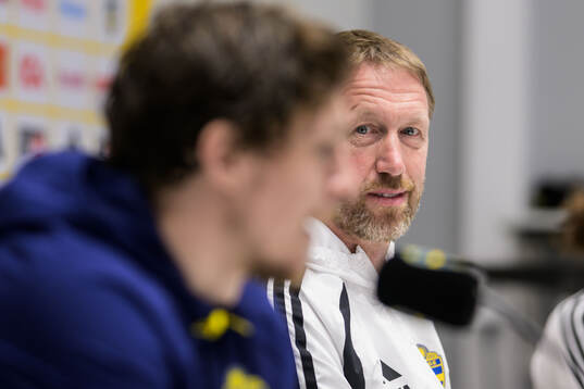 Head coach Graham Potter of the Swedish national football