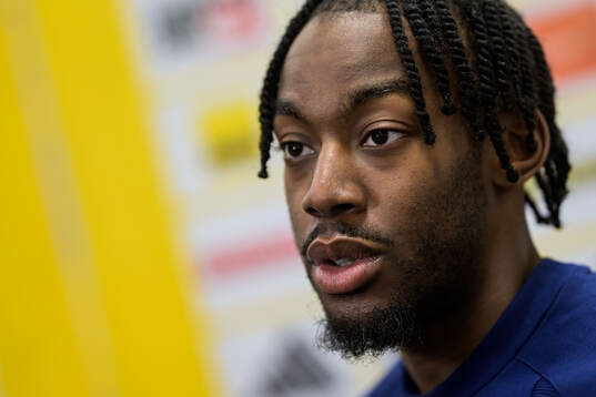 Anthony Elanga of the Swedish national football team