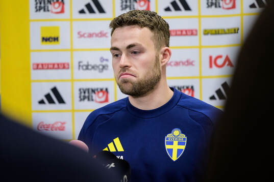 Gabriel Gudmundsson of the Swedish national football team