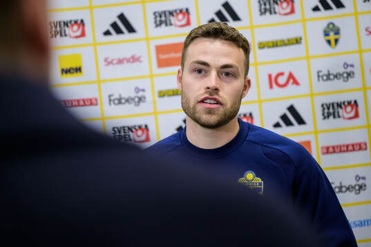 Gabriel Gudmundsson of the Swedish national football team