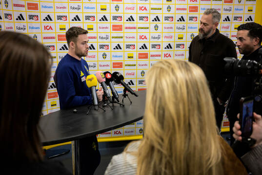 Gabriel Gudmundsson of the Swedish national football team