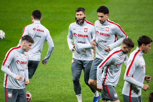 Robert Lewandowski of Poland's national football team at a