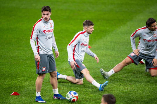 Nicola Zalewski of Poland’s national football team at a