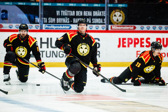 Brynäs Simon Bertilsson, Nicklas Bäckström och Oskar