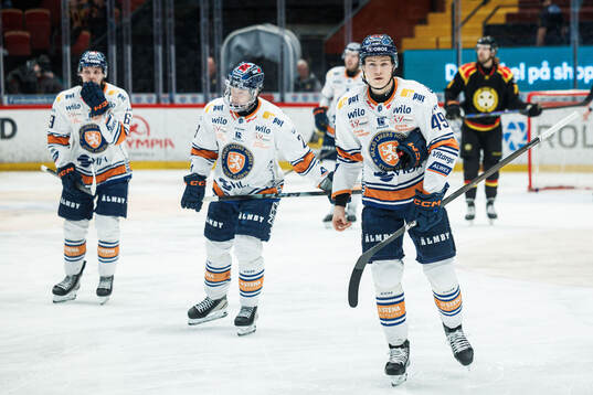 Växjös Hugo Gustafsson och Leo Sahlin Wallenius  deppar