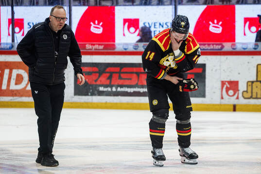 Brynäs Robert Hägg har ont