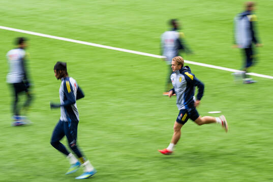 Noah Tolf of the Swedish under-21 national football team
