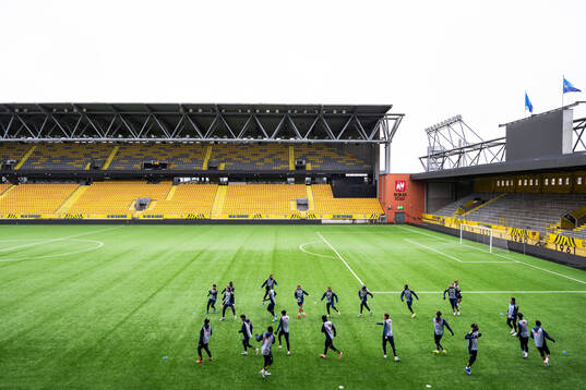 Players of the Swedish under-21 national football team