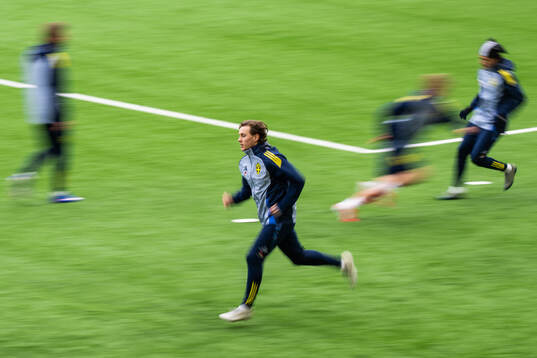 Hampus Skoglund of the Swedish under-21 national football