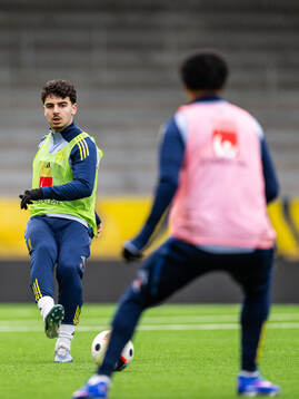 Bleon Kurtulus of the Swedish under-21 national football
