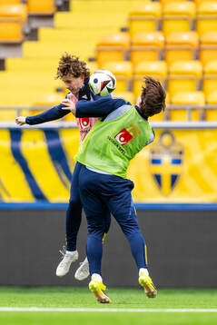 Hampus Skoglund of the Swedish under-21 national football