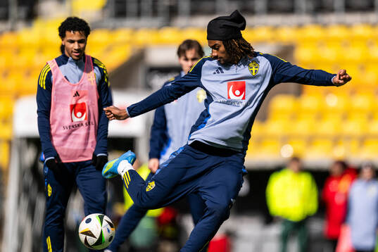 Jonah Kusi-Asare of the Swedish under-21 national football