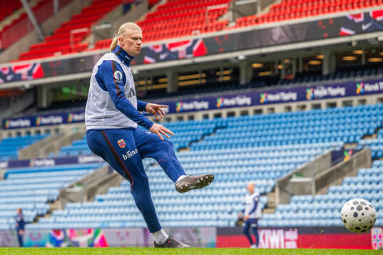 Erling Braut Haaland of the Norwegian national football team