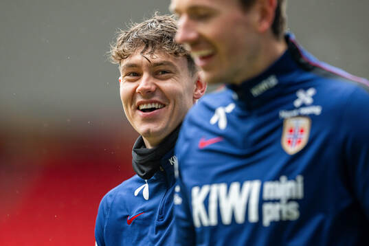 Jørgen Strand Larsen of the Norwegian national football