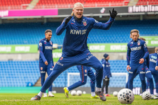 Erling Braut Haaland of the Norwegian national football team