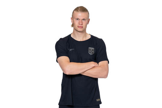Erling Braut Haaland of the Norwegian national football