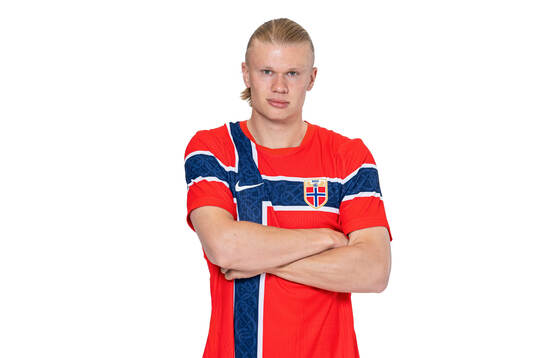 Erling Braut Haaland of the Norwegian national football
