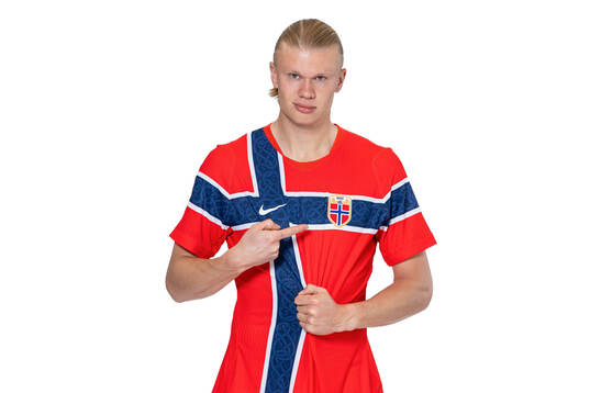 Erling Braut Haaland of the Norwegian national football