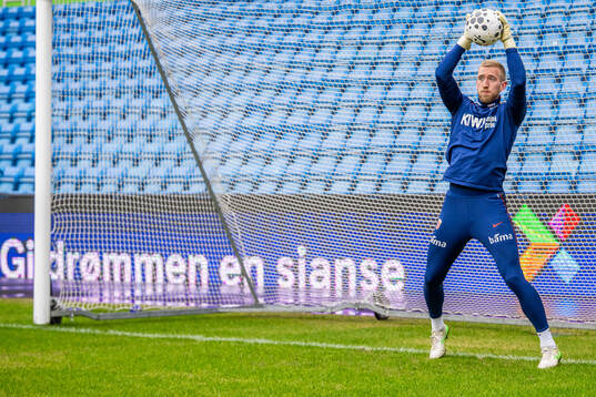 Goalkeeper Egil Selvik of the Norwegian national football