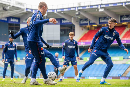 Jørgen Strand Larsen of the Norwegian national football
