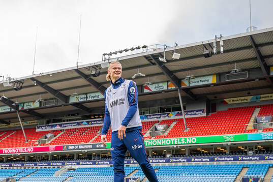 Erling Braut Haaland of the Norwegian national football team