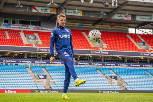 Odin Bjørtuft of the Norwegian national football team